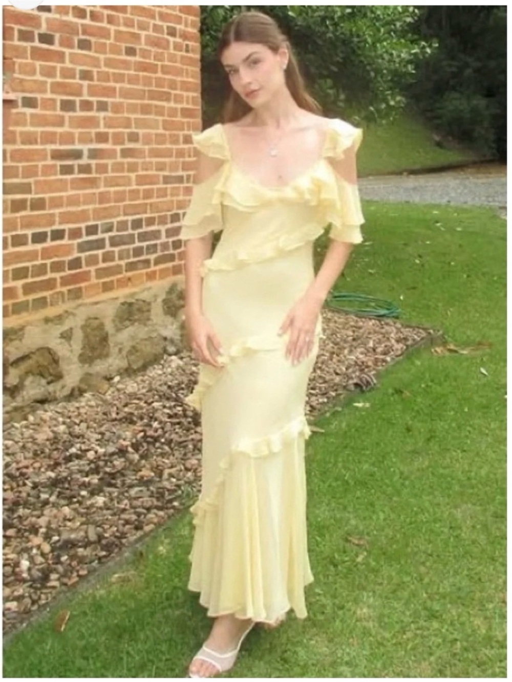 ZARA RUFFLED COMBINATION DRESS - Picture 7 of 16